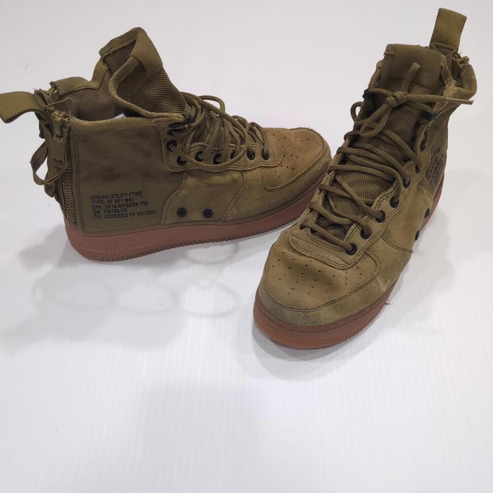 Nike SF Air Force 1 Mid Desert Moss 2018 Green Sneaker